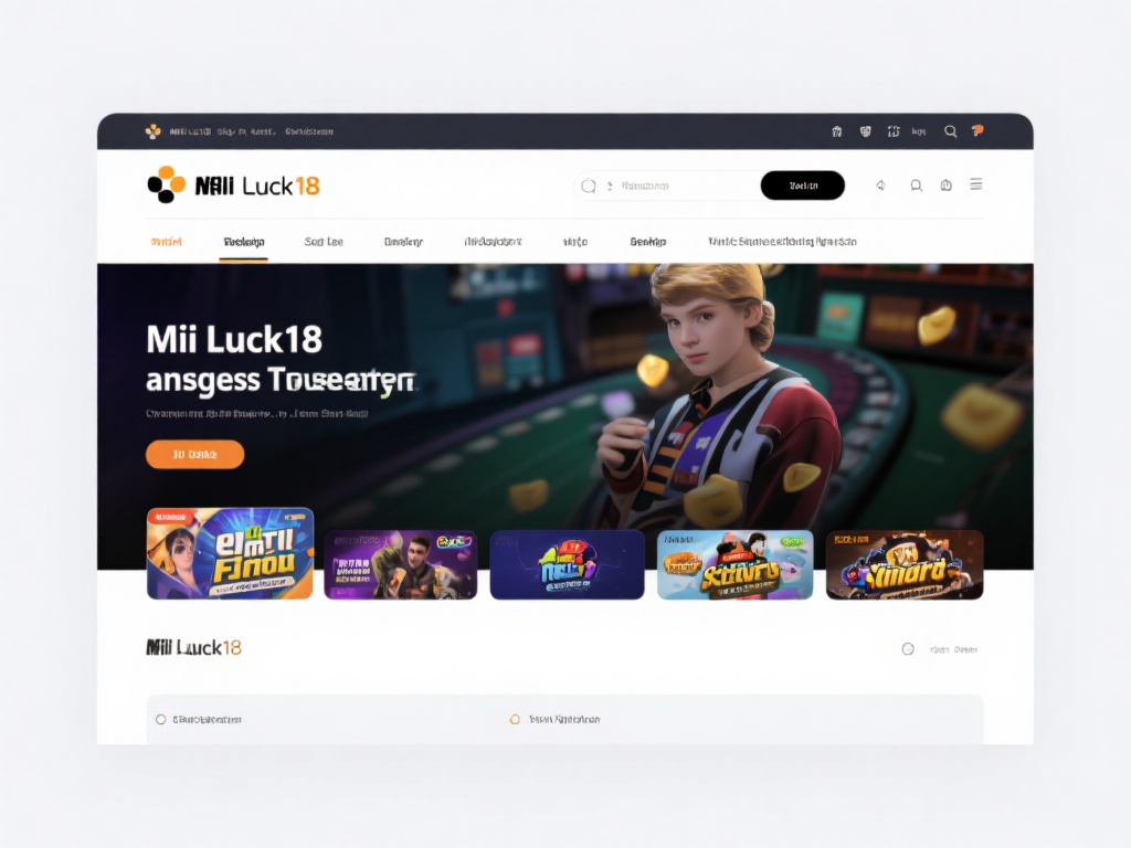 新利Luck18的官网设计简约而现代，使得第一次访