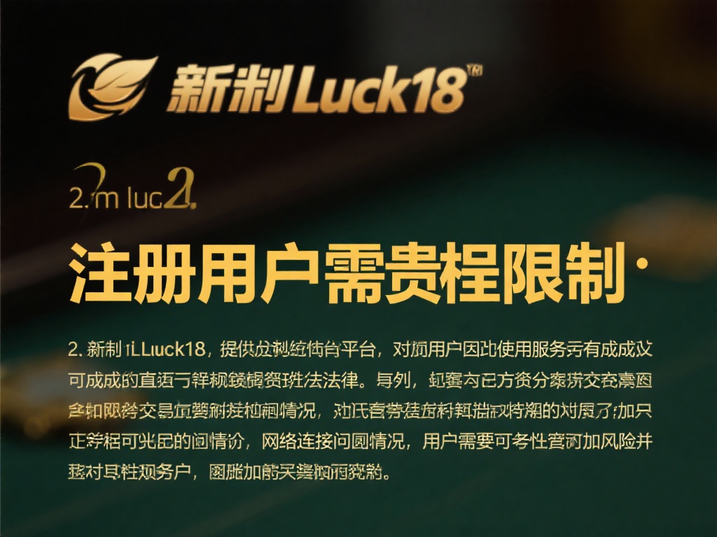 2.&nbsp;责任限制
注册用户需明白，新利luck18