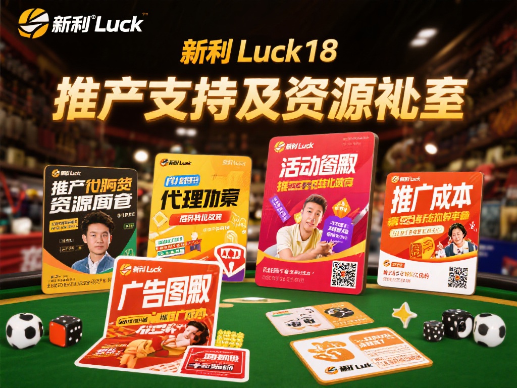 推广支持及资源倾注：新利luck18为代理提供广告